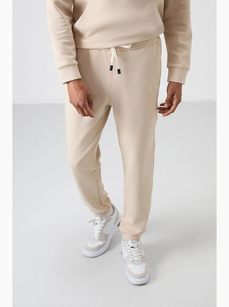 Conjunto de homem de sweatshirt com capuz e calças tommy Bege-argila - Kiabi