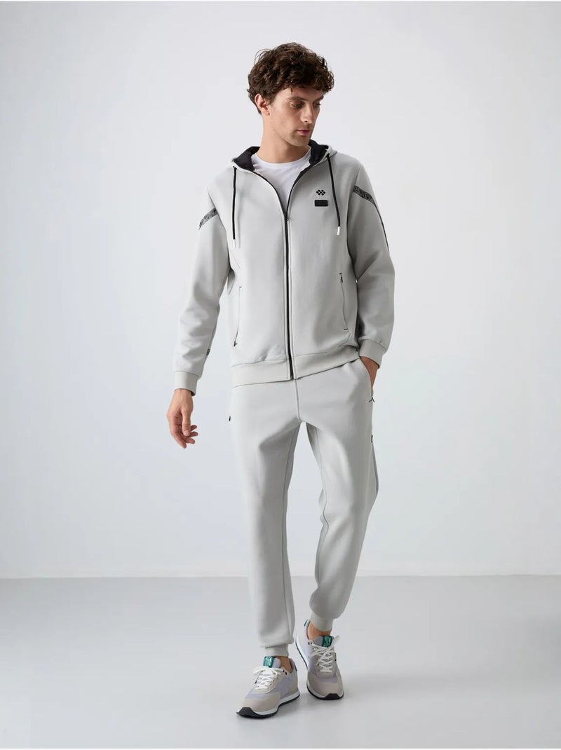 Conjunto de homem de sweatshirt com capuz e calças tommy Cinza claro - Kiabi