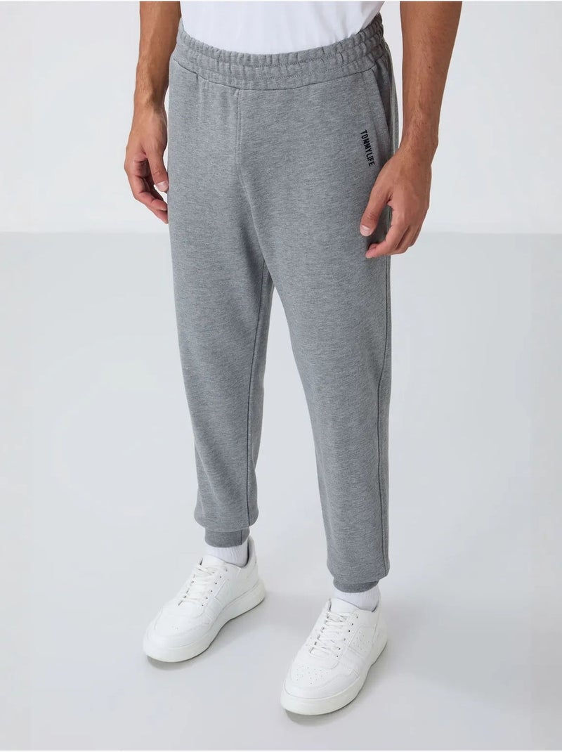 Conjunto de homem de sweatshirt com capuz e calças tommy Cinza - Kiabi