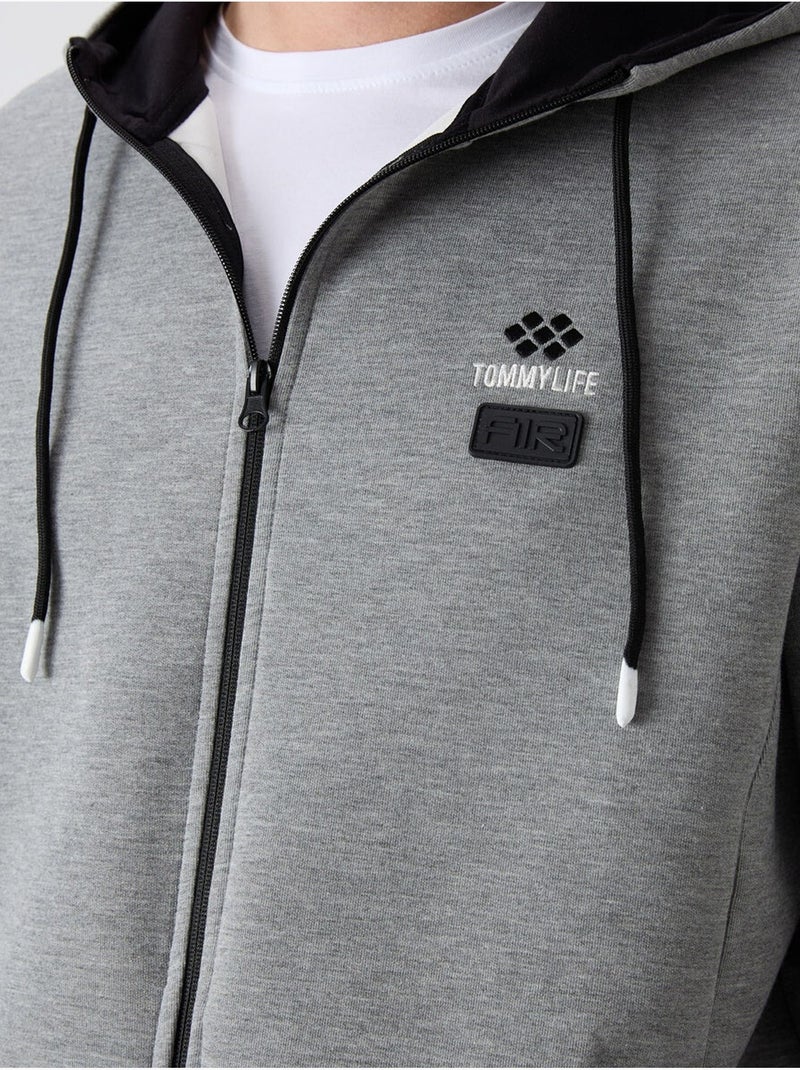 Conjunto de homem de sweatshirt com capuz e calças tommy Cinza - Kiabi