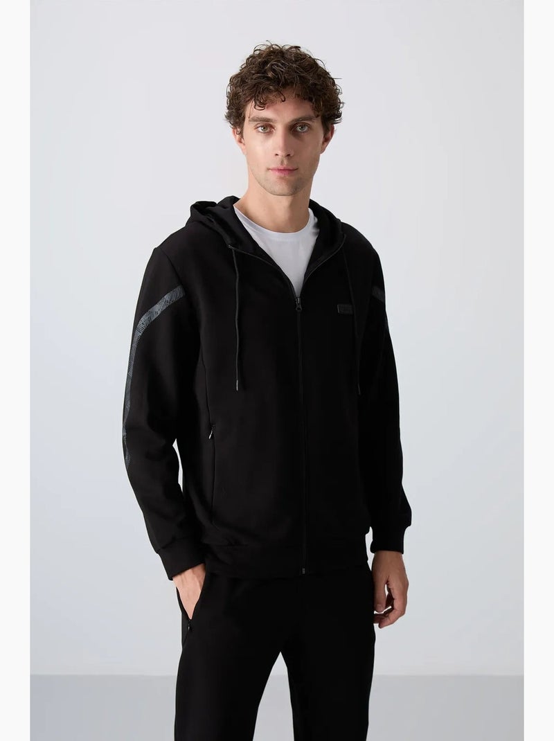 Conjunto de homem de sweatshirt com capuz e calças tommy Preto - Kiabi