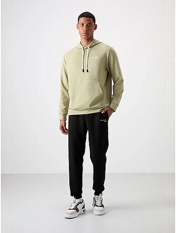 Conjunto de homem de sweatshirt com capuz e calças tommy