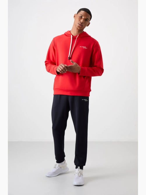 Conjunto de homem de sweatshirt com capuz e calças tommy - Kiabi Conjunto de homem de sweatshirt com capuz e calças tommy - Kiabi