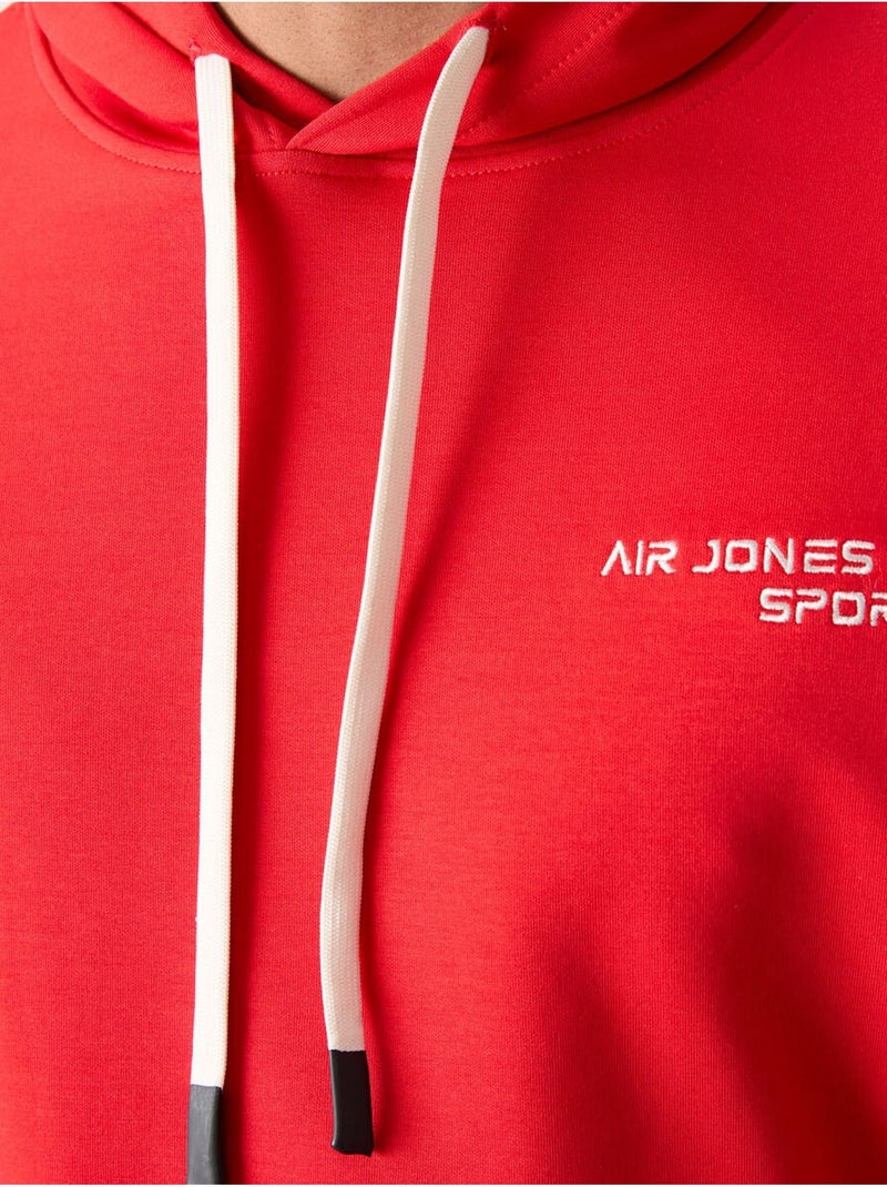 Conjunto de homem de sweatshirt com capuz e calças tommy Vermelho - Kiabi