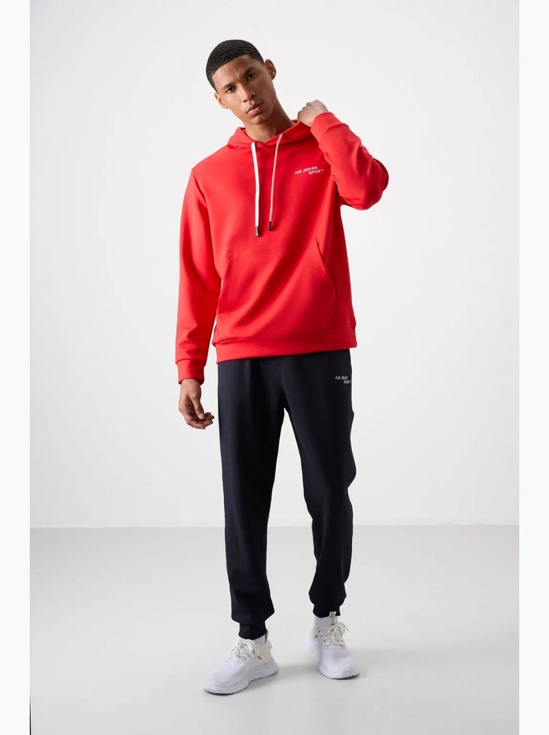 Conjunto de homem de sweatshirt com capuz e calças tommy Vermelho - Kiabi
