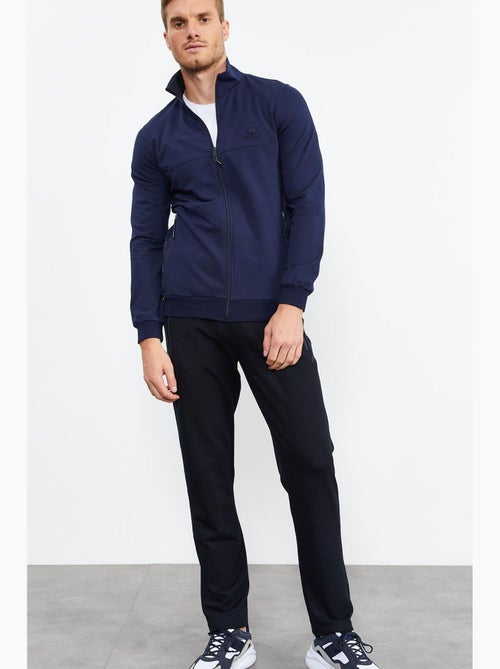 Conjunto de homem de sweatshirt com fecho frontal e calças tommy - Kiabi Conjunto de homem de sweatshirt com fecho frontal e calças tommy - Kiabi
