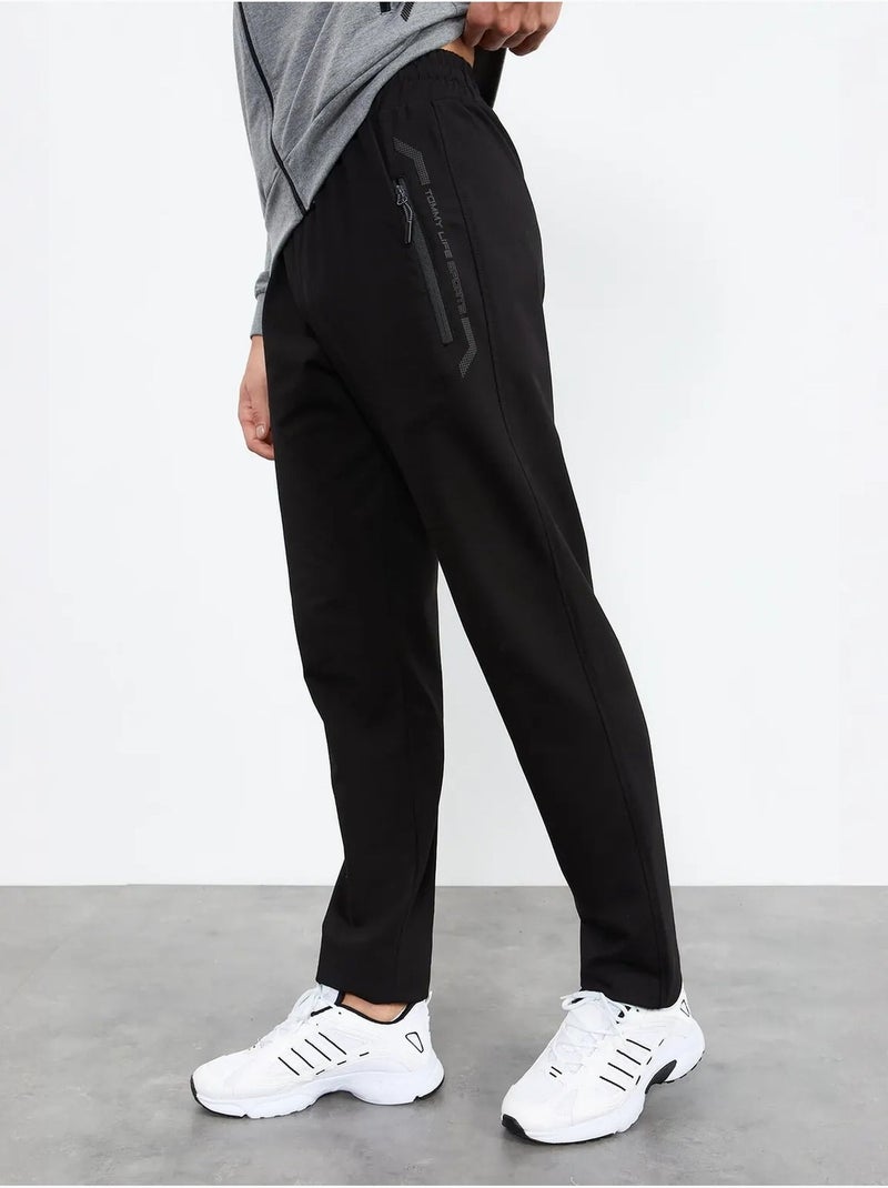 Conjunto de homem de sweatshirt com fecho frontal e calças tommy Cinza - Kiabi