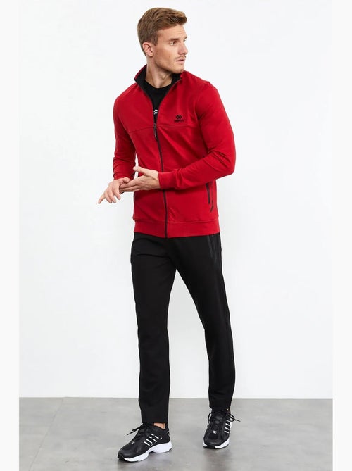 Conjunto de homem de sweatshirt com fecho frontal e calças tommy - Kiabi Conjunto de homem de sweatshirt com fecho frontal e calças tommy - Kiabi