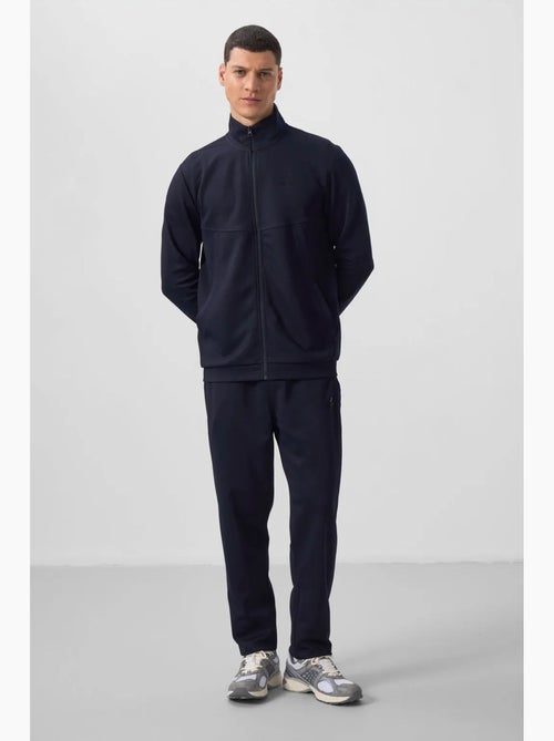 Conjunto de homem de sweatshirt de manga comprida com fecho e calças tommy - Kiabi Conjunto de homem de sweatshirt de manga comprida com fecho e calças tommy - Kiabi