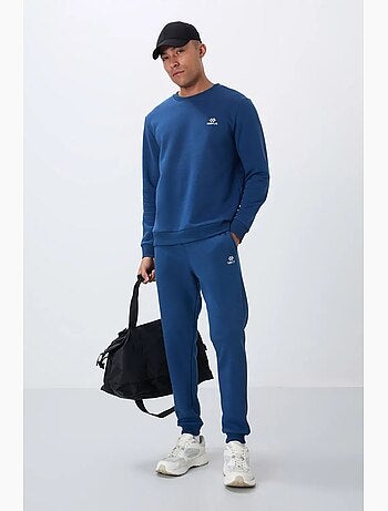 Conjunto de homem de sweatshirt e calças em felpa de algodão e poliéster tommy