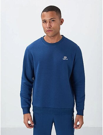 Conjunto de homem de sweatshirt e calças em felpa de algodão e poliéster tommy