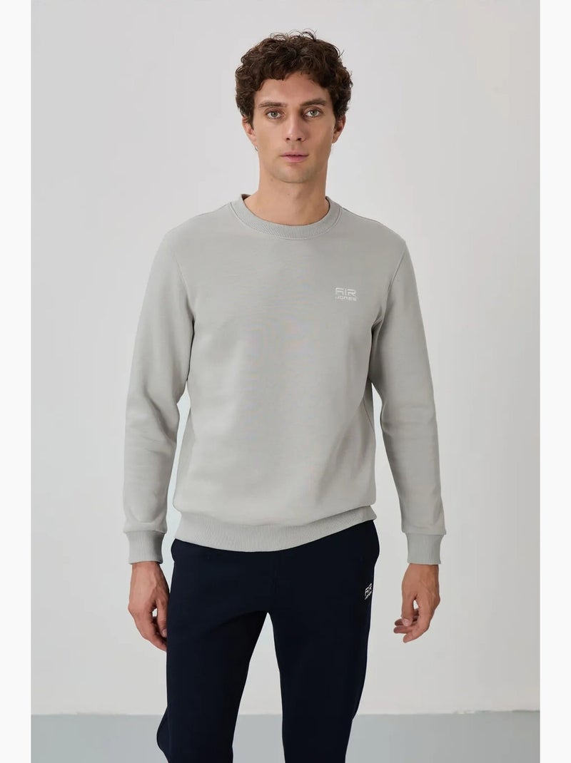 Conjunto de homem de sweatshirt e calças em felpa de algodão e poliéster tommy Azul-marinho - Kiabi