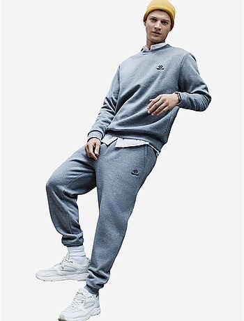 Conjunto de homem de sweatshirt e calças em felpa de algodão e poliéster tommy