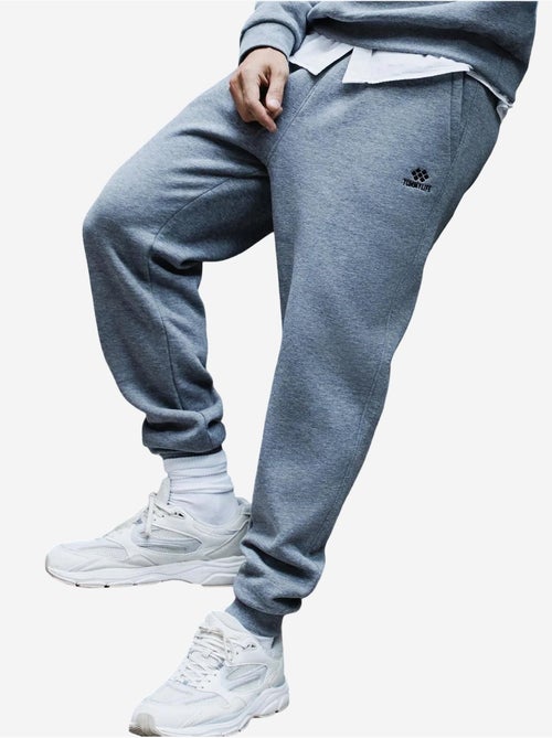 Conjunto de homem de sweatshirt e calças em felpa de algodão e poliéster tommy - Kiabi Conjunto de homem de sweatshirt e calças em felpa de algodão e poliéster tommy - Kiabi