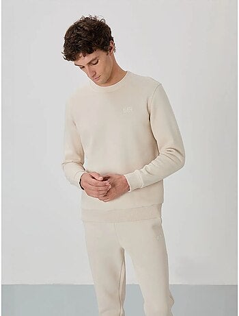Conjunto de homem de sweatshirt e calças em felpa de algodão e poliéster tommy