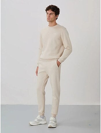 Conjunto de homem de sweatshirt e calças em felpa de algodão e poliéster tommy