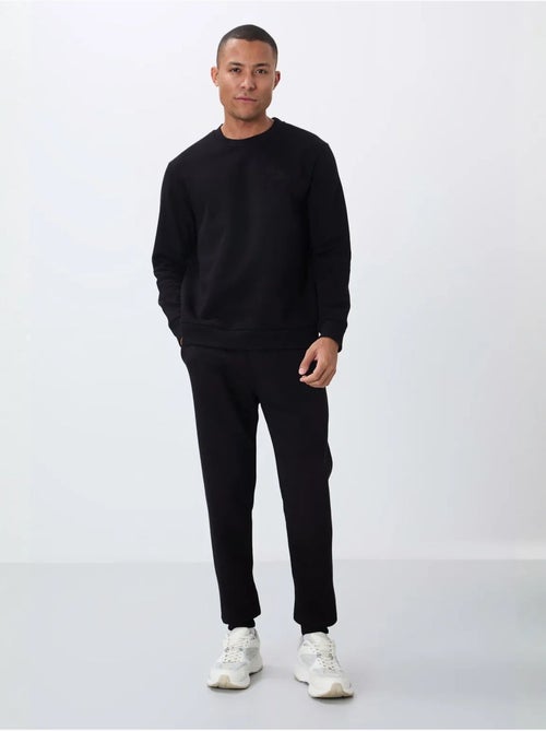 Conjunto de homem de sweatshirt e calças em felpa de algodão e poliéster tommy - Kiabi Conjunto de homem de sweatshirt e calças em felpa de algodão e poliéster tommy - Kiabi