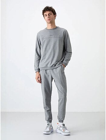 Conjunto de homem de sweatshirt em fleece e calças tommy
