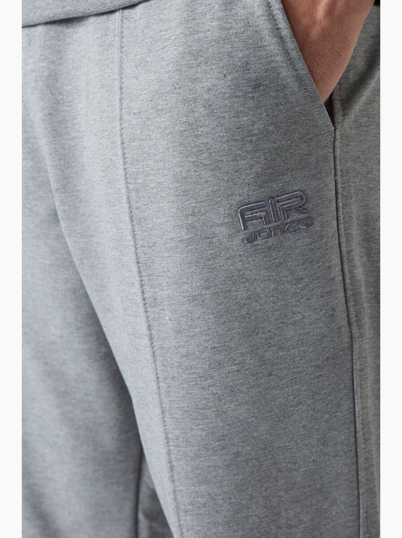 Conjunto de homem de sweatshirt em fleece e calças tommy Cinza - Kiabi