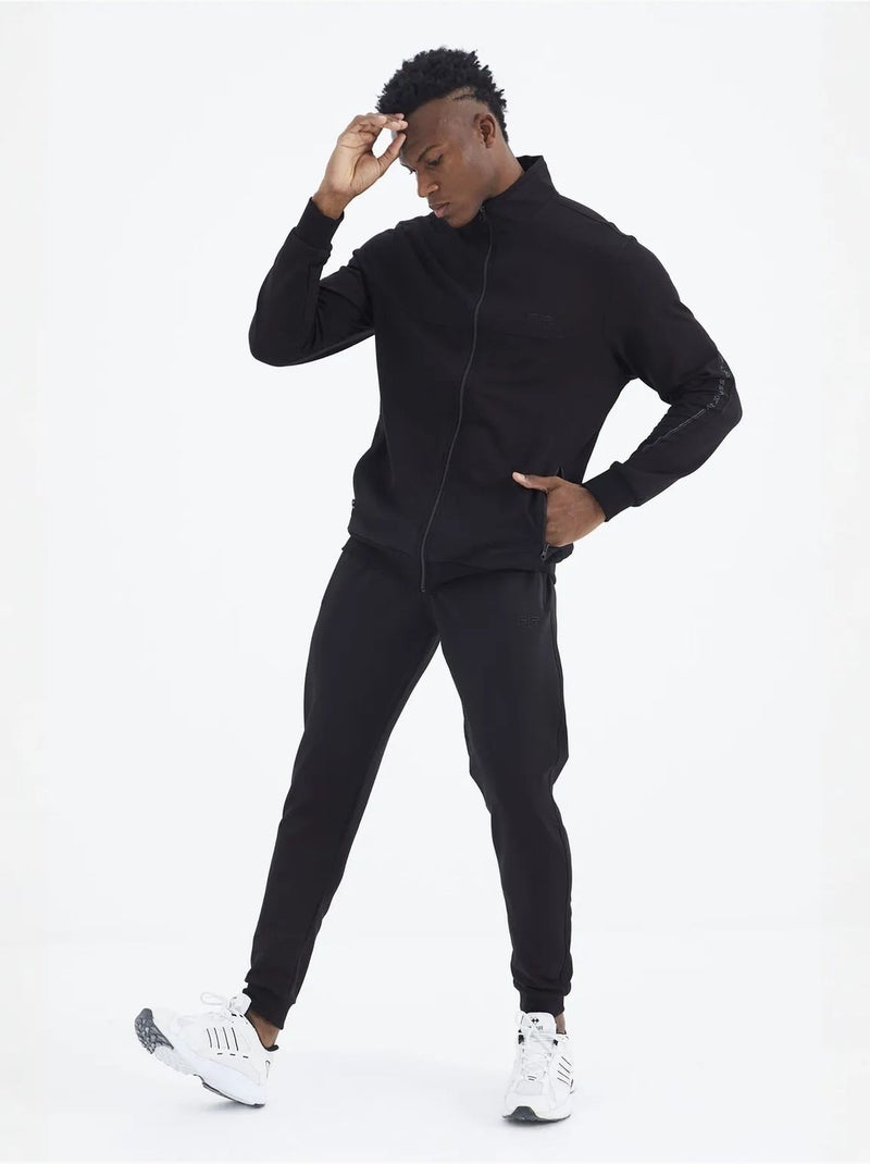 Conjunto de homem de sweatshirt em polar e calças tommy Preto - Kiabi