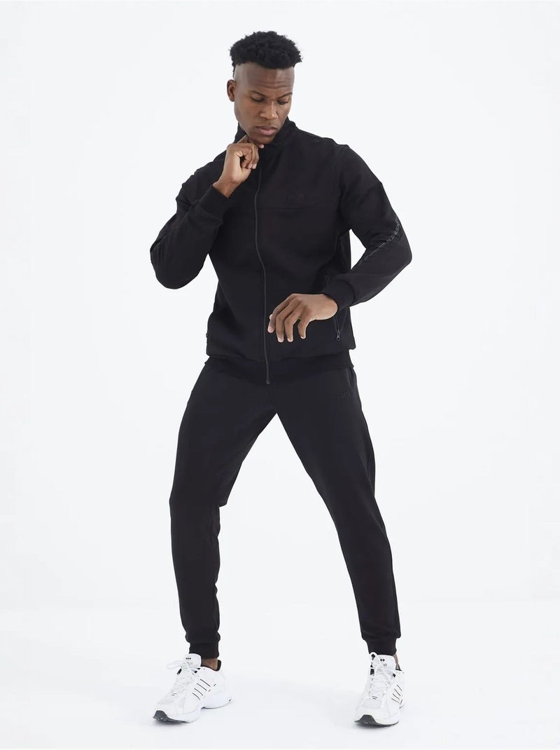 Conjunto de homem de sweatshirt em polar e calças tommy Preto - Kiabi