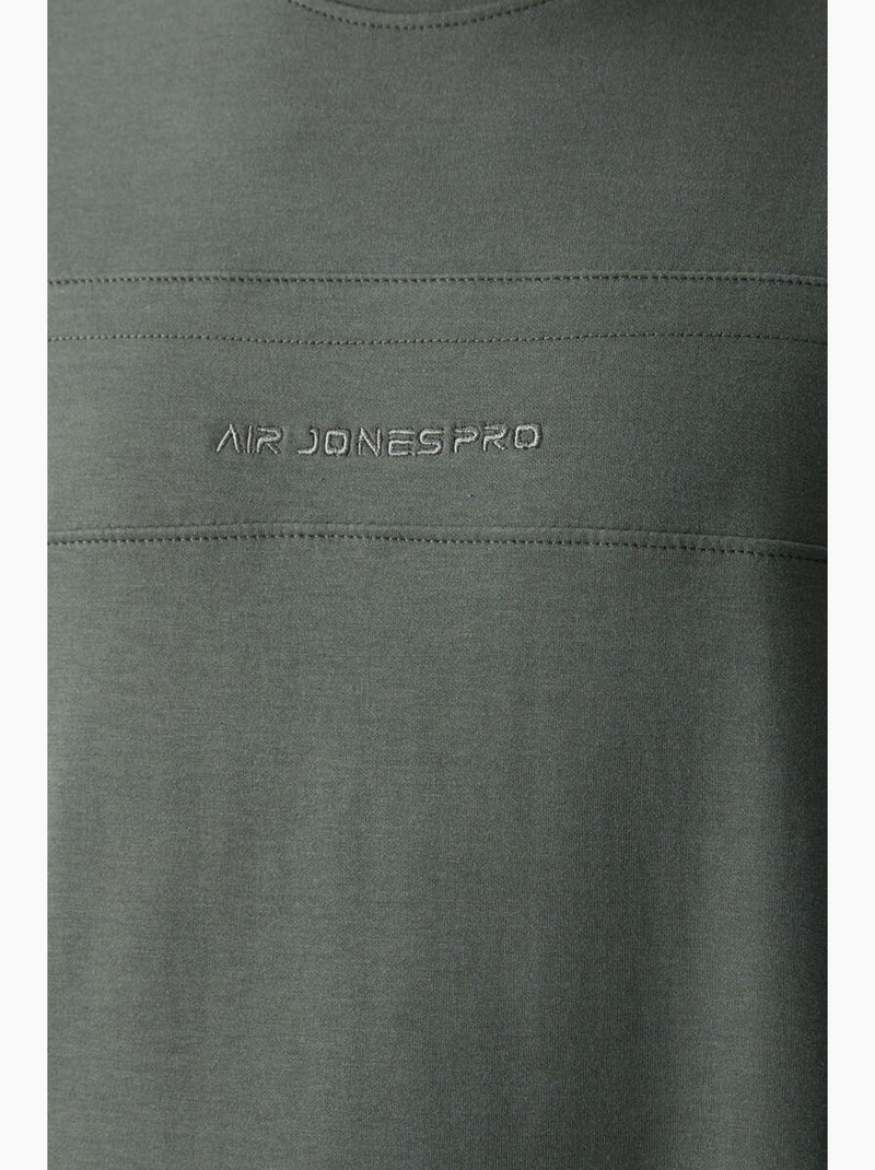 Conjunto de homem de t-shirt oversized e calções em mistura de algodão tommy Cáqui - Kiabi
