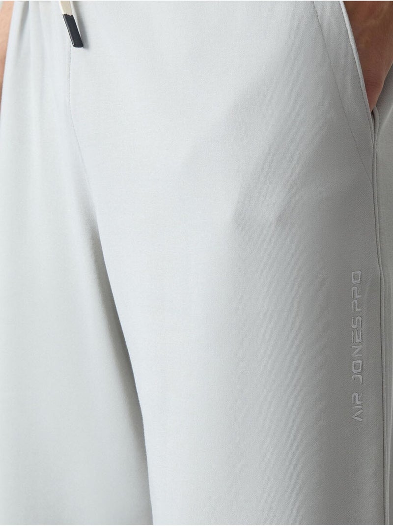 Conjunto de homem de t-shirt oversized e calções em mistura de algodão tommy Cinza claro - Kiabi