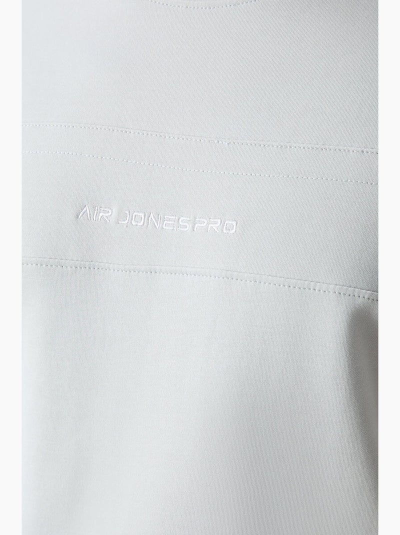 Conjunto de homem de t-shirt oversized e calções em mistura de algodão tommy Cinza claro - Kiabi
