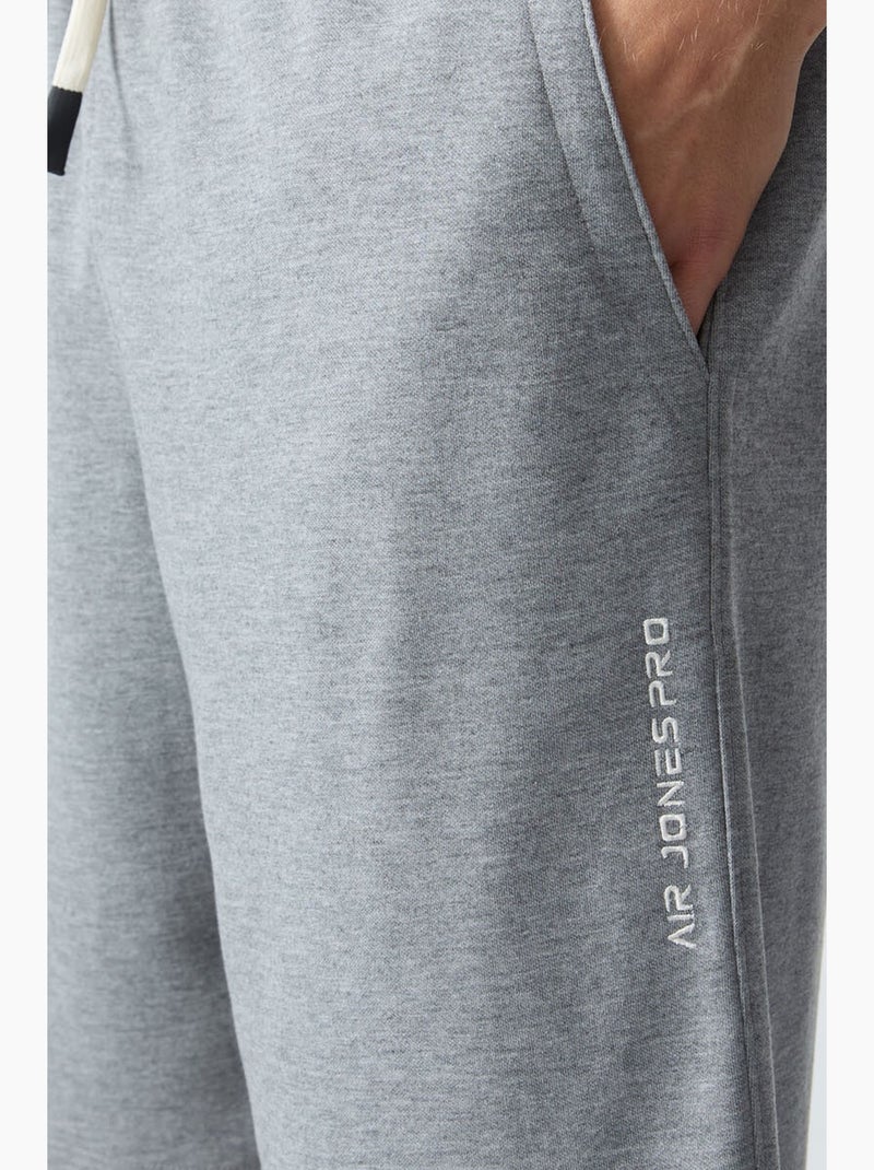 Conjunto de homem de t-shirt oversized e calções em mistura de algodão tommy Cinza - Kiabi