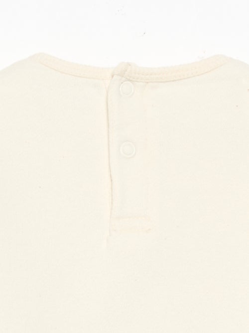 Conjunto de jogging de 2 peças - Camisola + calças - Kiabi