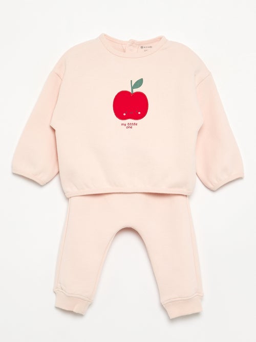 Conjunto de jogging de 2 peças - Camisola + calças - Kiabi
