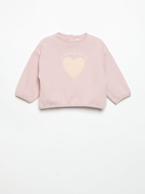 Conjunto de jogging de 2 peças - Camisola + calças - Kiabi