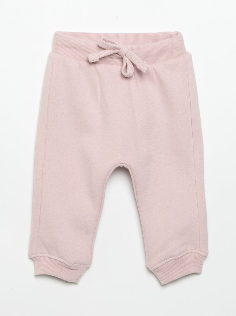Conjunto de jogging de 2 peças - Camisola + calças Violeta - Kiabi