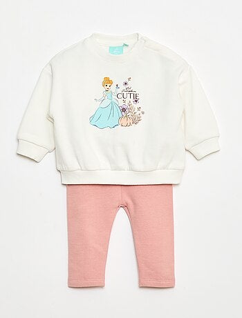Conjunto de jogging 'Disney' 'Cinderela' sweat + calças - 2 peças