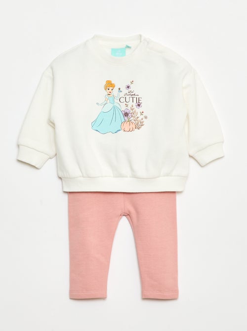 Conjunto de jogging 'Disney' 'Cinderela' sweat + calças - 2 peças - Kiabi