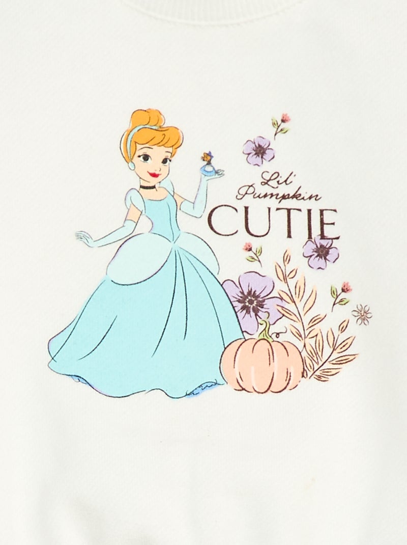 Conjunto de jogging 'Disney' 'Cinderela' sweat + calças - 2 peças Branco - Kiabi