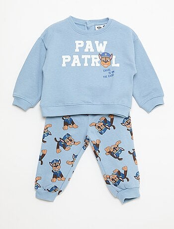 Conjunto de jogging em fleece 'Patrulha Pata' - 2 peças