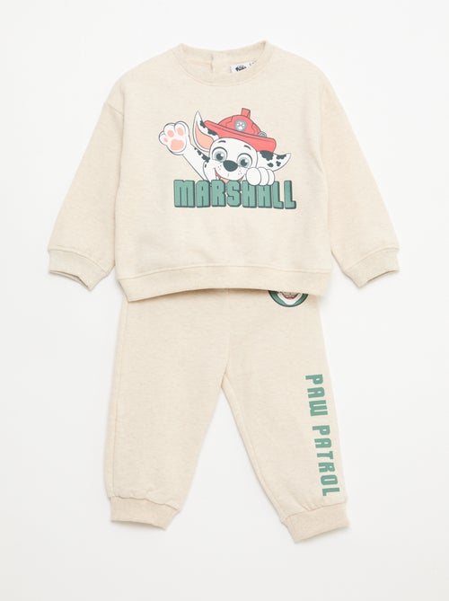 Conjunto de jogging em fleece 'Patrulha Pata' - 2 peças - Kiabi
