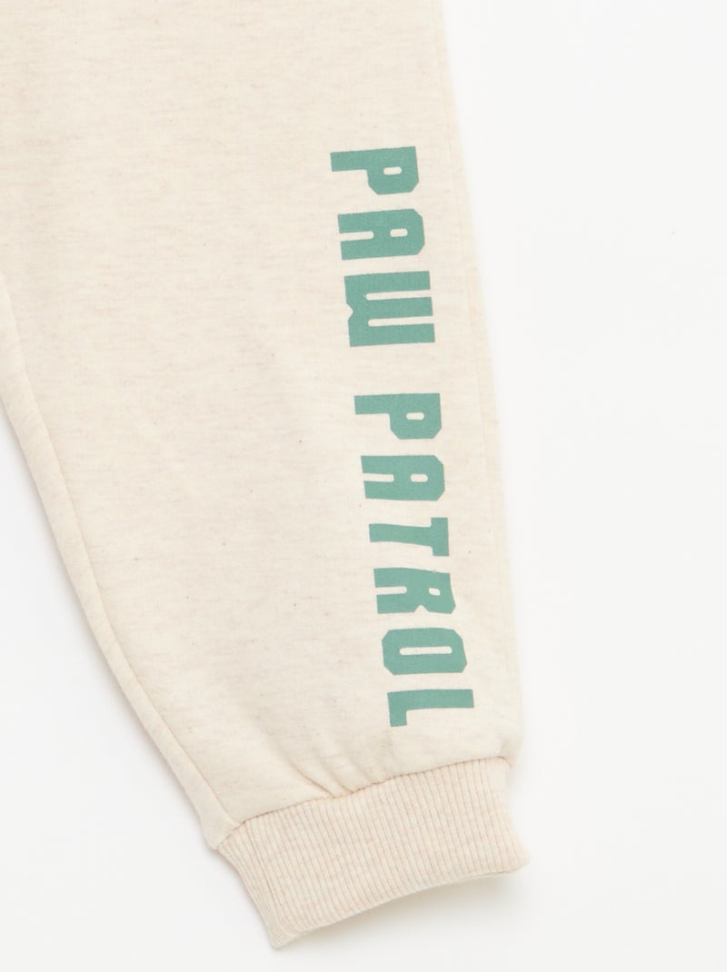 Conjunto de jogging em fleece 'Patrulha Pata' - 2 peças Bege - Kiabi