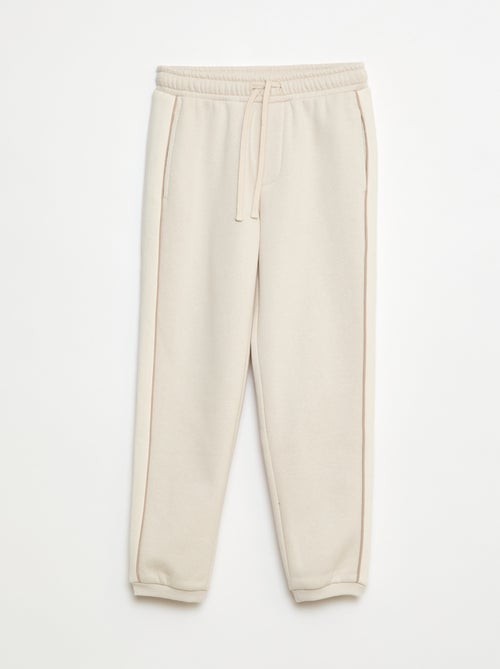 Conjunto de jogging em moletom cardado sweat + calças - 2 peças - Kiabi