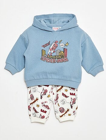 Conjunto de jogging 'Marvel' sweat com capuz + calças - 2 peças