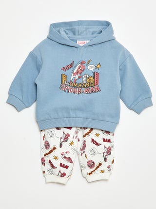 Conjunto de jogging 'Marvel' sweat com capuz + calças - 2 peças
