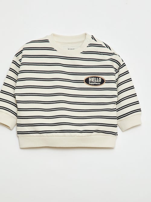 Conjunto de jogging sweat + calças - 2 peças - Kiabi