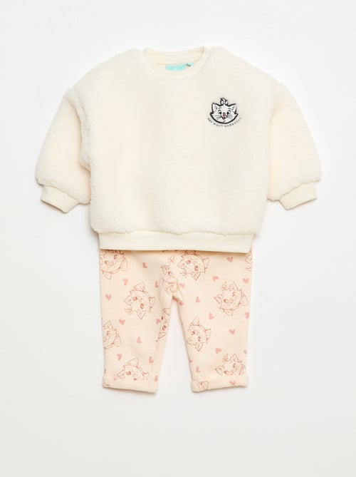 Conjunto de jogging sweat + calças 'Marie' 'Os Aristogatos' - 2 peças - Kiabi