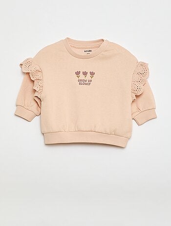 Conjunto de jogging sweat com folho + calças - 2 peças