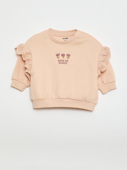 Conjunto de jogging sweat com folho + calças - 2 peças - Kiabi