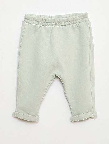 Conjunto jogging + sweatshirt em moletom - 2 peças