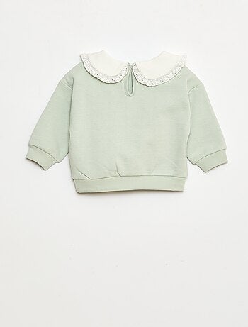 Conjunto de jogging sweatshirt + calças + babete 'Disney' 'Minnie' - 3 peças