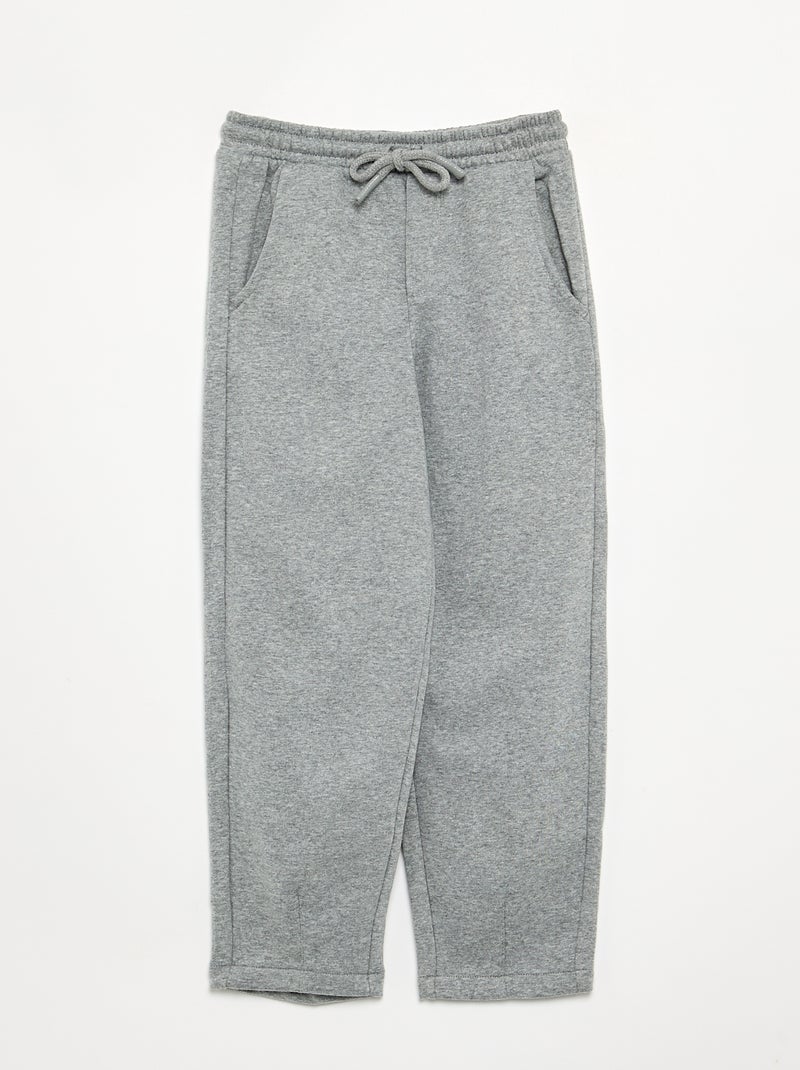 Conjunto de jogging sweatshirt + t-shirt - 2 peças Cinza - Kiabi