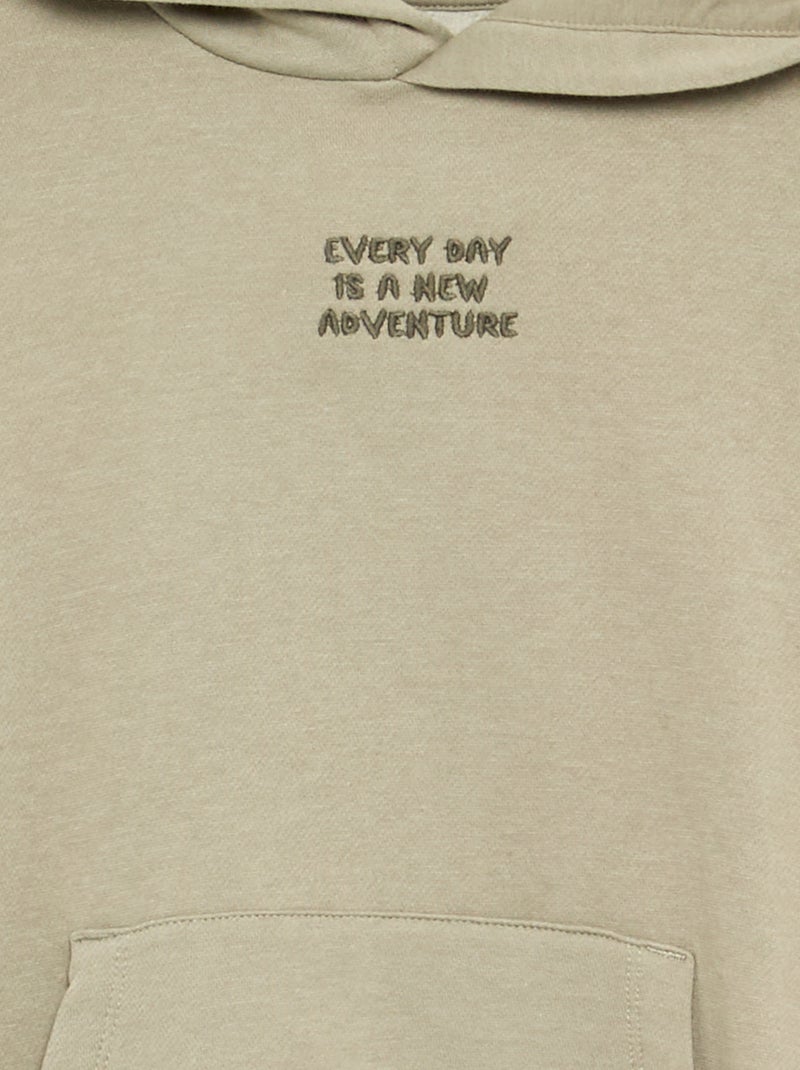 Conjunto de jogging sweatshirt + t-shirt - 2 peças Verde - Kiabi